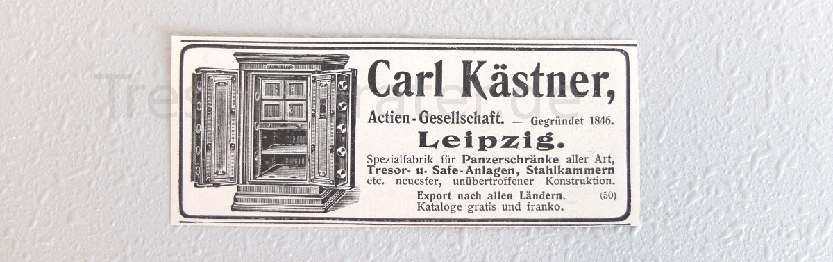 Carl Kästner Werbeanzeige 1911